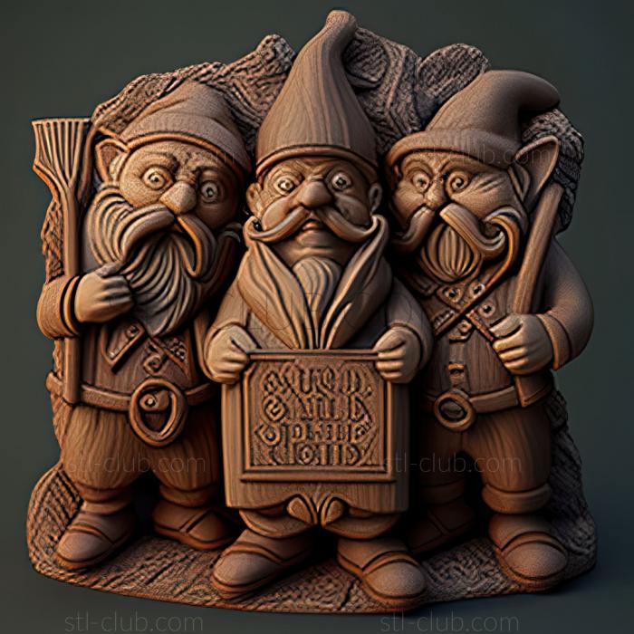 3D model The Needs of the Three Agnome Yuxie Emrit (STL)